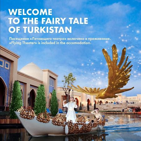 Karavansaray Turkistan Harbour Hotel -Flying Theatre Access Eksteriør bilde The poster of the project