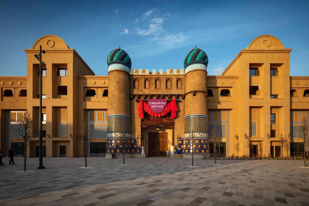 Karavansaray Turkistan Harbour Hotel -Flying Theatre Access Eksteriør bilde The main entrance of the shopping centre